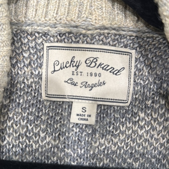 Lucky Brand shawl collar cardigan. Southwest Cowgirl style! Size S - Picture 3 of 5